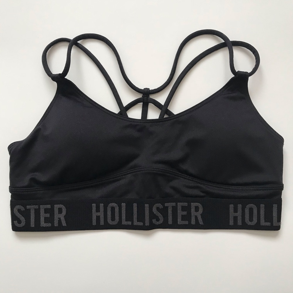 Black Hollister Sports Bra (Small)